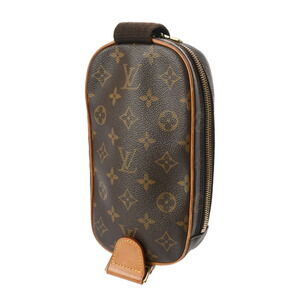 Louis Vuitton Pochette Ganju Brown Body Bag Monogram Canvas
